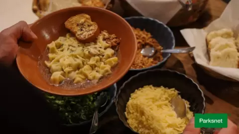 Buffet de Sopas no Café da Banca