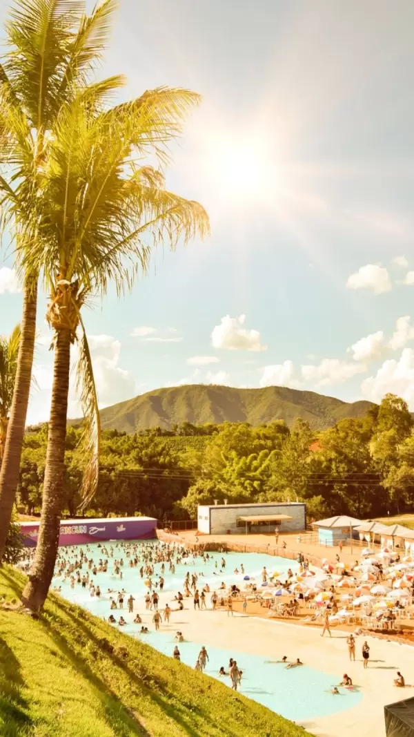 Imagem representativa: Uma verdadeira experi&ecirc;ncia de praia no interior de S&atilde;o Paulo Thermas Hot World